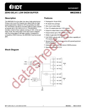 MK2308S-2TR datasheet  